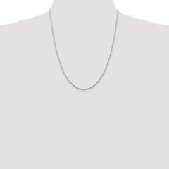 Sterling Silver 1.95mm Cable Chain w/4in ext.