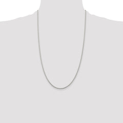 Sterling Silver 2.25mm Cable Chain - 7
