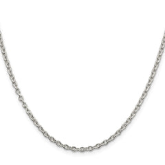 Sterling Silver 2.75mm Cable Chain - 2