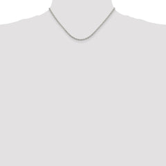 Sterling Silver 2.75mm Cable Chain - 2