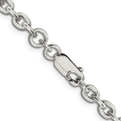 Sterling Silver 4.5mm Cable Chain - 2