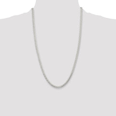 Sterling Silver Polished 5.7mm Domed Curb Chain - 6