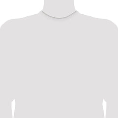 Sterling Silver 1.2mm Diamond-cut Rope Chain - 6