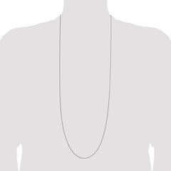 Sterling Silver 1.7mm Diamond-cut Rope Chain - 11