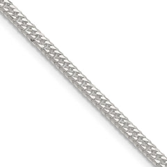 Sterling Silver Polished 3.0mm Double Diamond-cut Curb Chain - 2