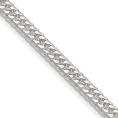 Sterling Silver Polished 4.8mm Double Diamond-cut Curb Chain - 2