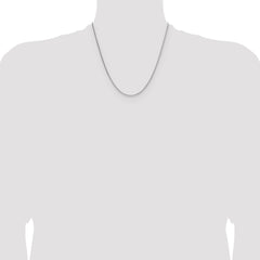 Sterling Silver 1.45mm 8 Sided D/C Double Spiga Chain