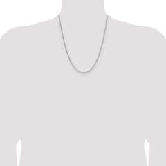 Sterling Silver 1.45mm 8 Sided D/C Double Spiga Chain - 4
