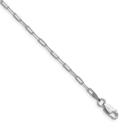 Sterling Silver Rhodium-plated 2.15mm D/C Forzantine Chain - 7