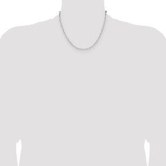 Sterling Silver 3.1mm D/C Paperclip Chain