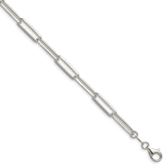 Sterling Silver 5.5mm D/C Paperclip Chain - 2