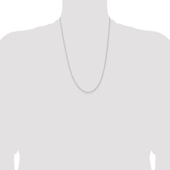 Sterling Silver 1.3mm Solid Rope Chain - 9