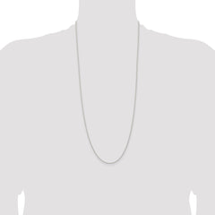 Sterling Silver 1.5mm Solid Rope Chain - 11