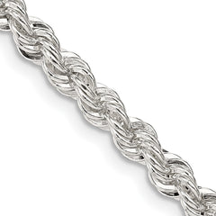 Sterling Silver 4.3mm Solid Rope Chain - 2