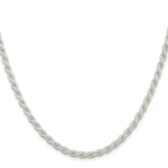 Sterling Silver 4.5mm Solid Rope Chain - 3