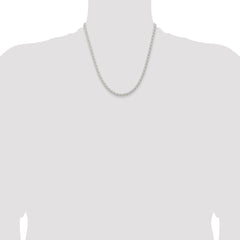 Sterling Silver 4.5mm Solid Rope Chain