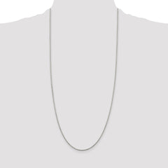 Sterling Silver 1.5mm Diamond-cut Spiga Chain - 7