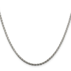 Sterling Silver 2mm Diamond-cut Spiga Chain - 3