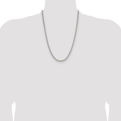Sterling Silver 3.5mm Diamond-cut Square Spiga Chain - 2