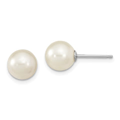 Sterling Silver RH 8-9mm Wht/Chpg/Brown Imitation Shell Prl 3 Ear Set