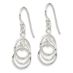 Sterling Silver Polished Dangle Earrings