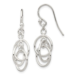 Sterling Silver Polished Dangle Earrings