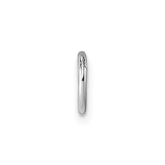 Sterling Silver Rhodium-plated Polished Single Cartilage Hoop Earring - 2