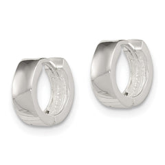 Sterling Silver Hinged Hoop Earrings - 4