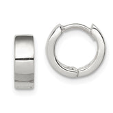 Sterling Silver Hinged Hoop Earrings - 4