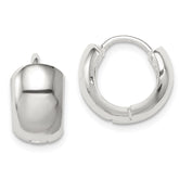 Sterling Silver Hinged Hoop Earrings - 3
