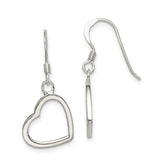 Sterling Silver Heart Dangle Earrings - 3