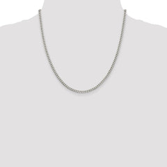 Sterling Silver Polished 3.15mm Curb Chain