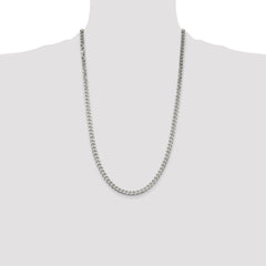 Sterling Silver Polished 5mm Curb Chain - 3