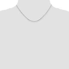 Sterling Silver 1.75mm Elongated Open Link Chain