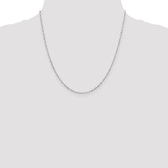 Sterling Silver 1.75mm Elongated Open Link Chain - 3