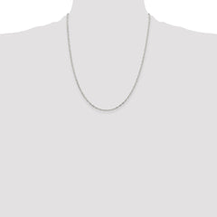 Sterling Silver 1.75mm Elongated Open Link Chain - 5