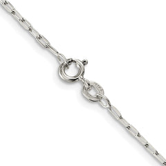 Sterling Silver Rhodium-plated 1.75mm Elongated Open Link Chain - 2