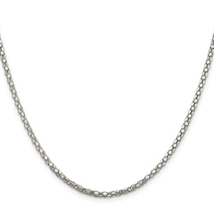 Sterling Silver 2.5mm Popcorn Chain - 4