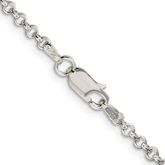 Sterling Silver 2.8mm Rolo Chain - 11