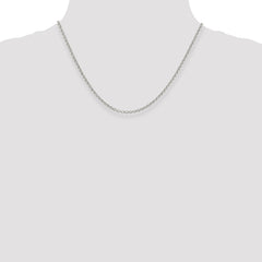 Sterling Silver 2.8mm Rolo Chain - 11