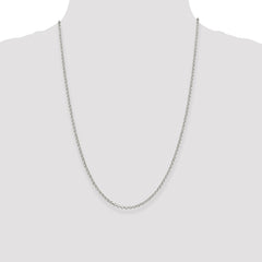 Sterling Silver 2.8mm Rolo Chain - 4