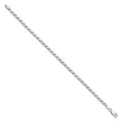 Sterling Silver 3.1mm Flat Rope Chain - 7