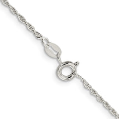 Sterling Silver 1.6mm Loose Rope Chain - 6