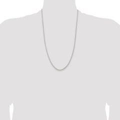 Sterling Silver 2.6mm Round Box Chain - 3