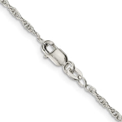 Sterling Silver 1.95mm Loose Rope Chain - 4