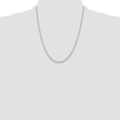 Sterling Silver 1.95mm Loose Rope Chain - 6