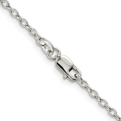 Sterling Silver 1.6mm Oval Fancy Rolo Chain - 5