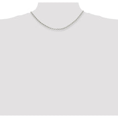 Sterling Silver 4mm Rolo Chain - 19