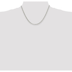 Sterling Silver 4mm Rolo Chain - 3