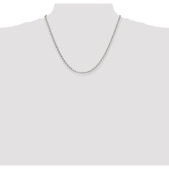 Sterling Silver 4mm Rolo Chain - 17